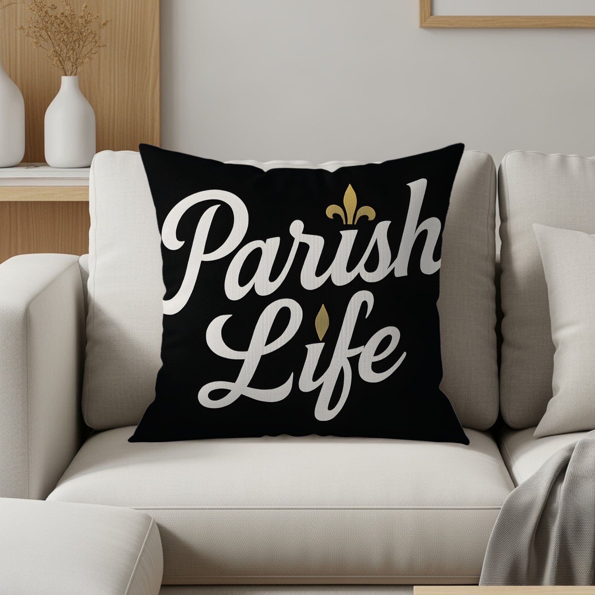 Parish Life Inspirational Wording Style Pillow product type