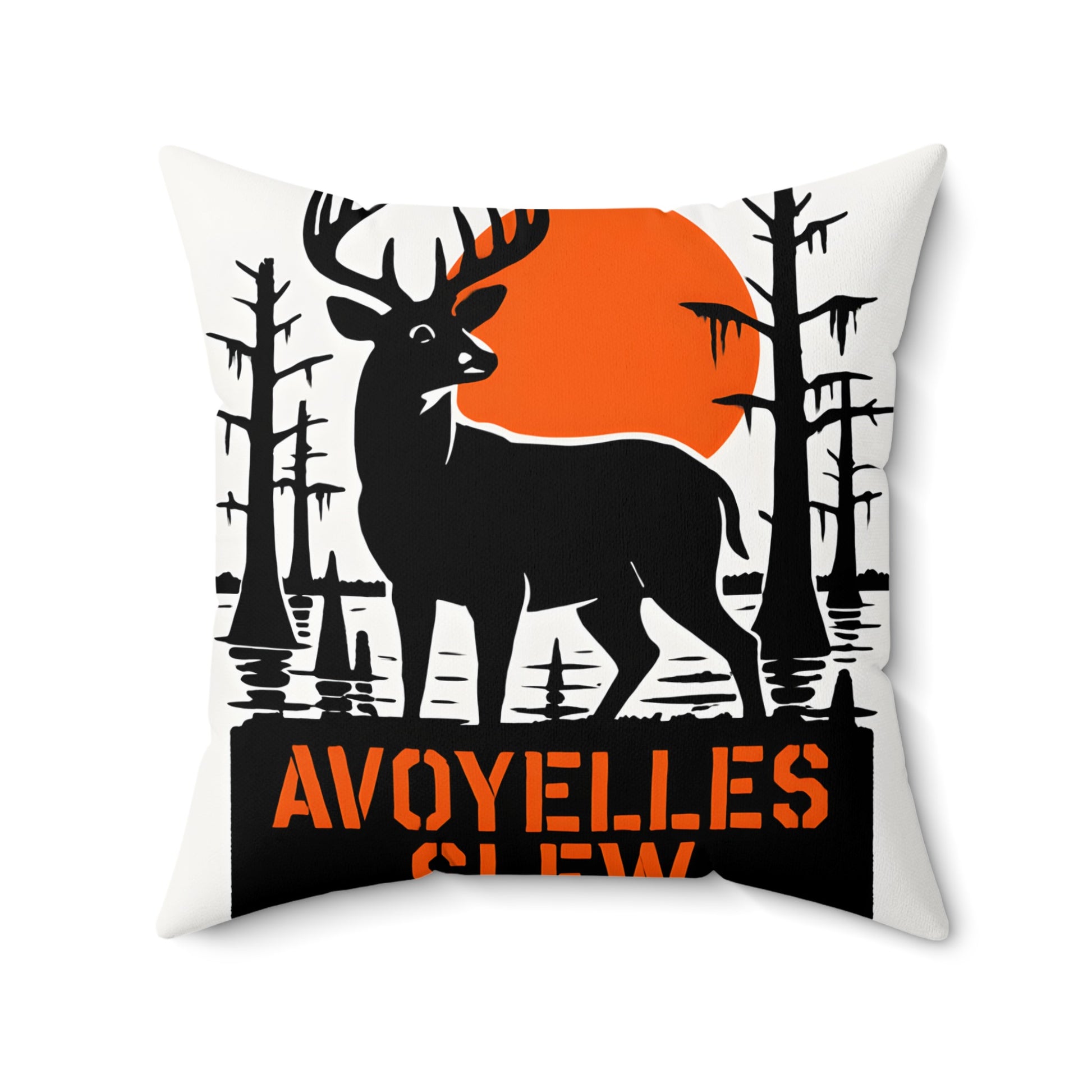 Avoyelles Slew Deer Design Print Decorative Pillow product type