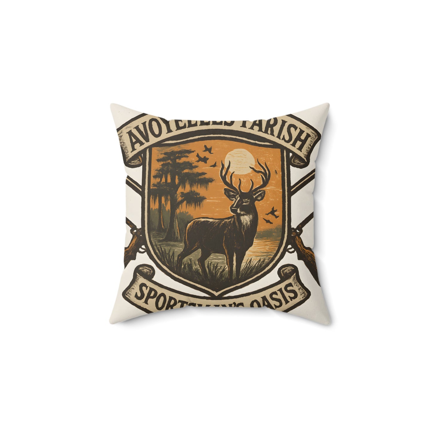Avoyelles Parish Sportmans Oasis Throw Pillow product