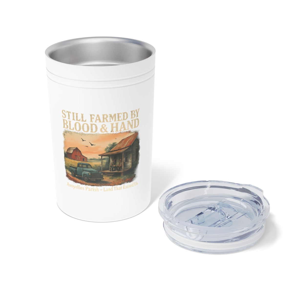 Still Farmed By Blood and Hand Travel Mug product type