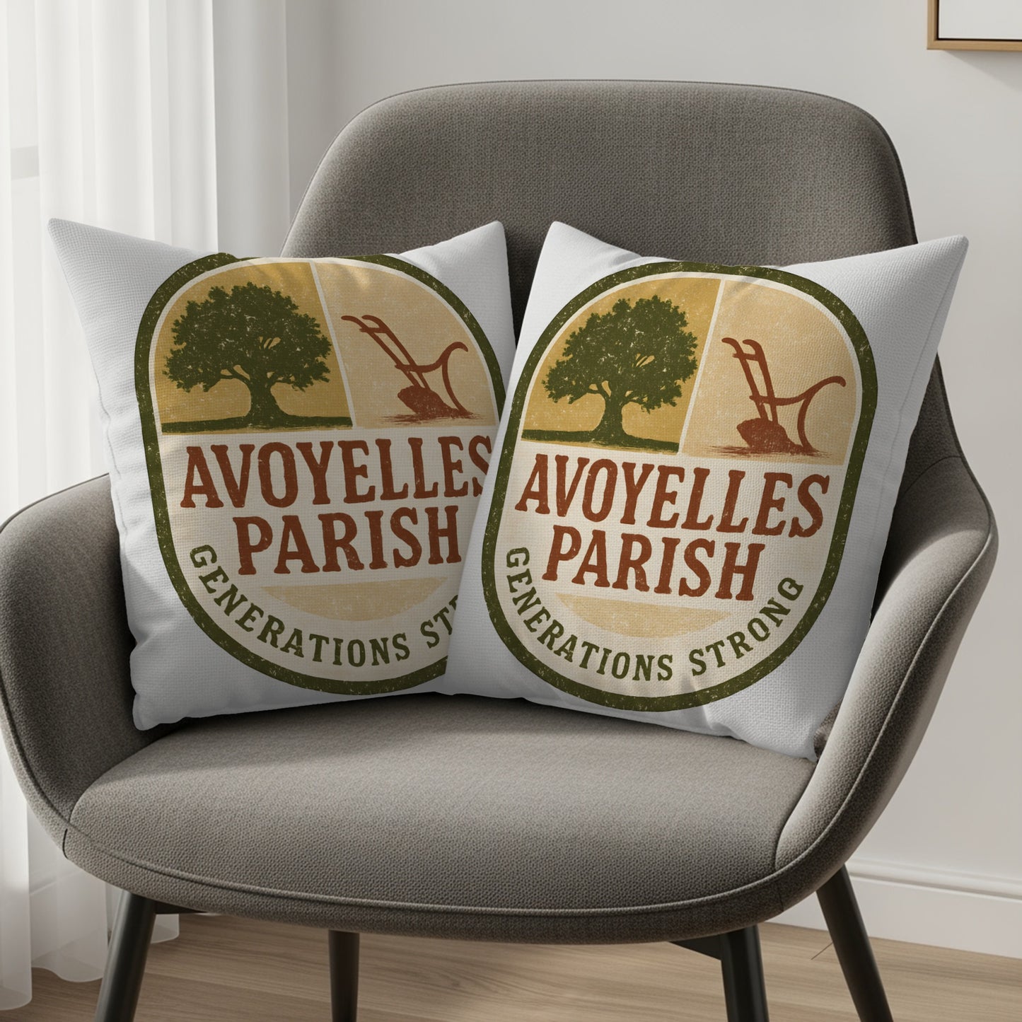Avoyelles Parish Generations Strong Print Pillow product type
