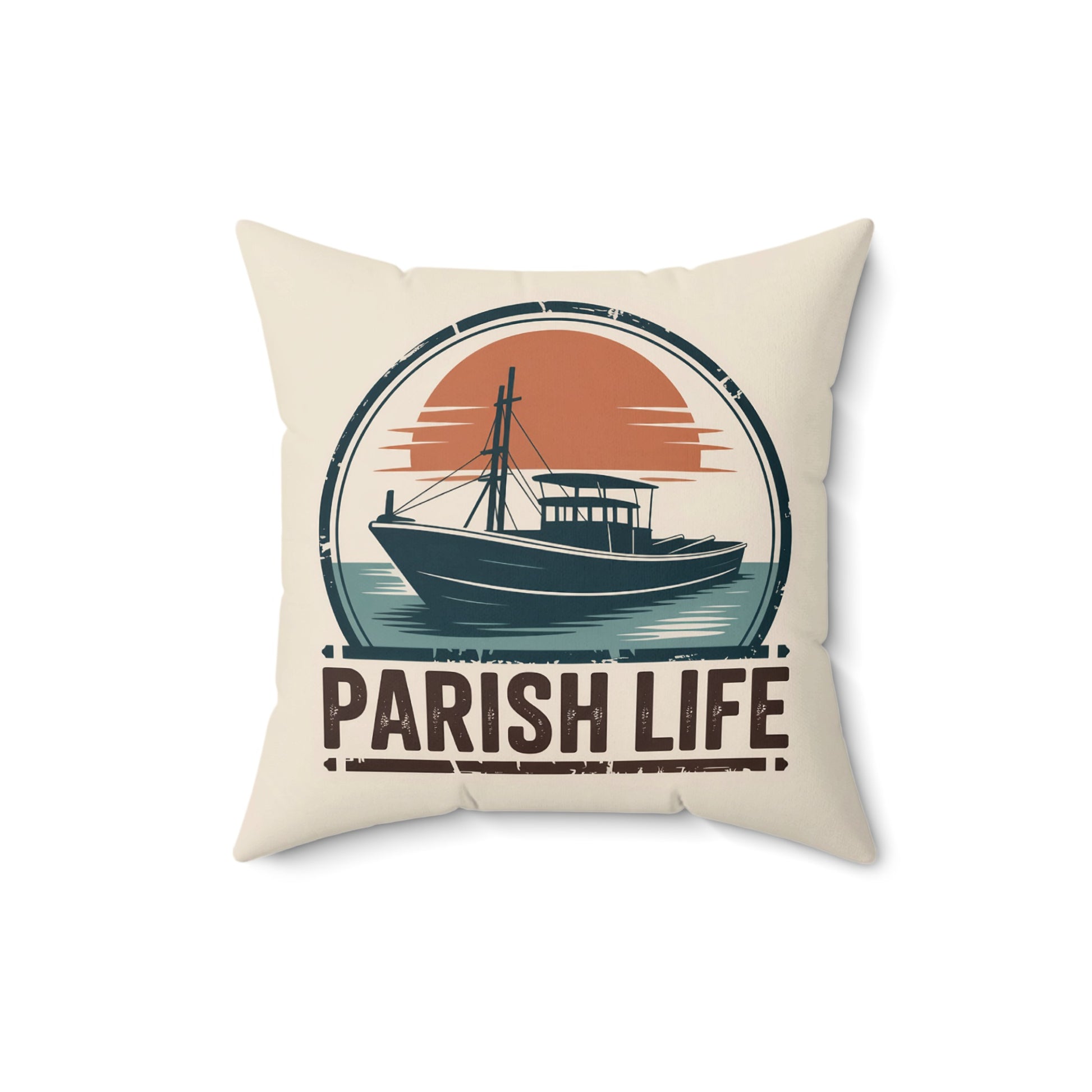 Parish Life Nautical Printed Square Throw Pillow product
