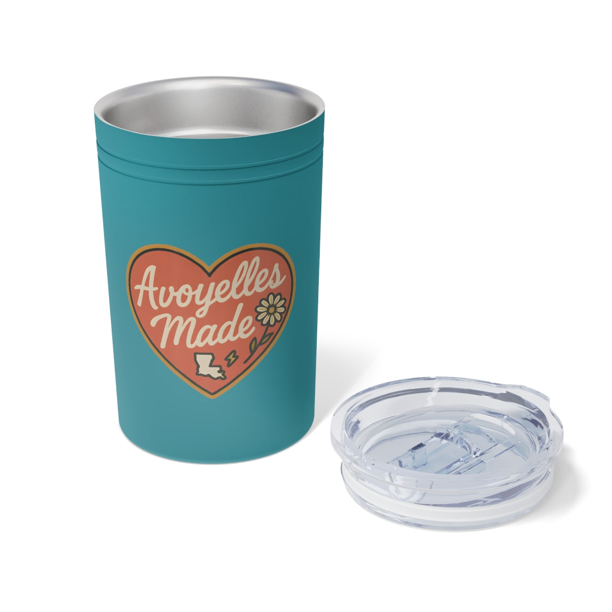 Avoyelles Made Heart Design Insulated Coffee Product