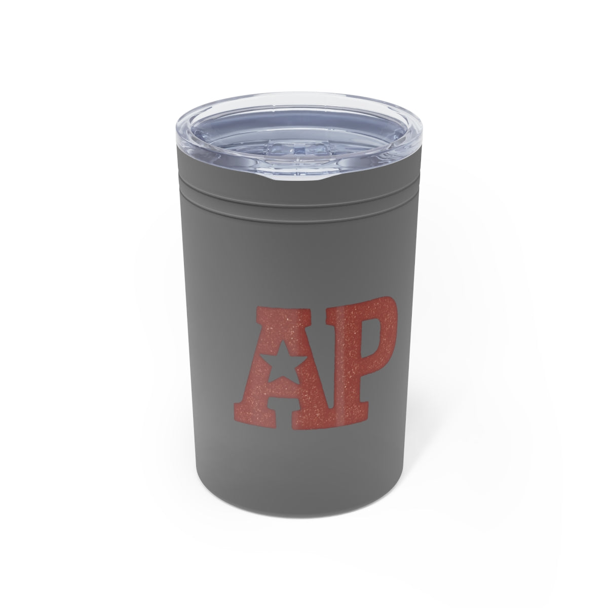 AP Red Logo on Gray Travel Mug Insulated Tumbler product