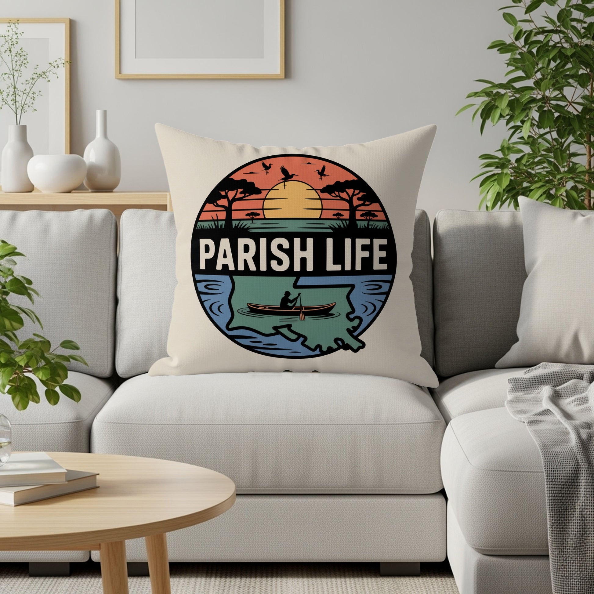 Parish Life Colorful Design Square Pillow product