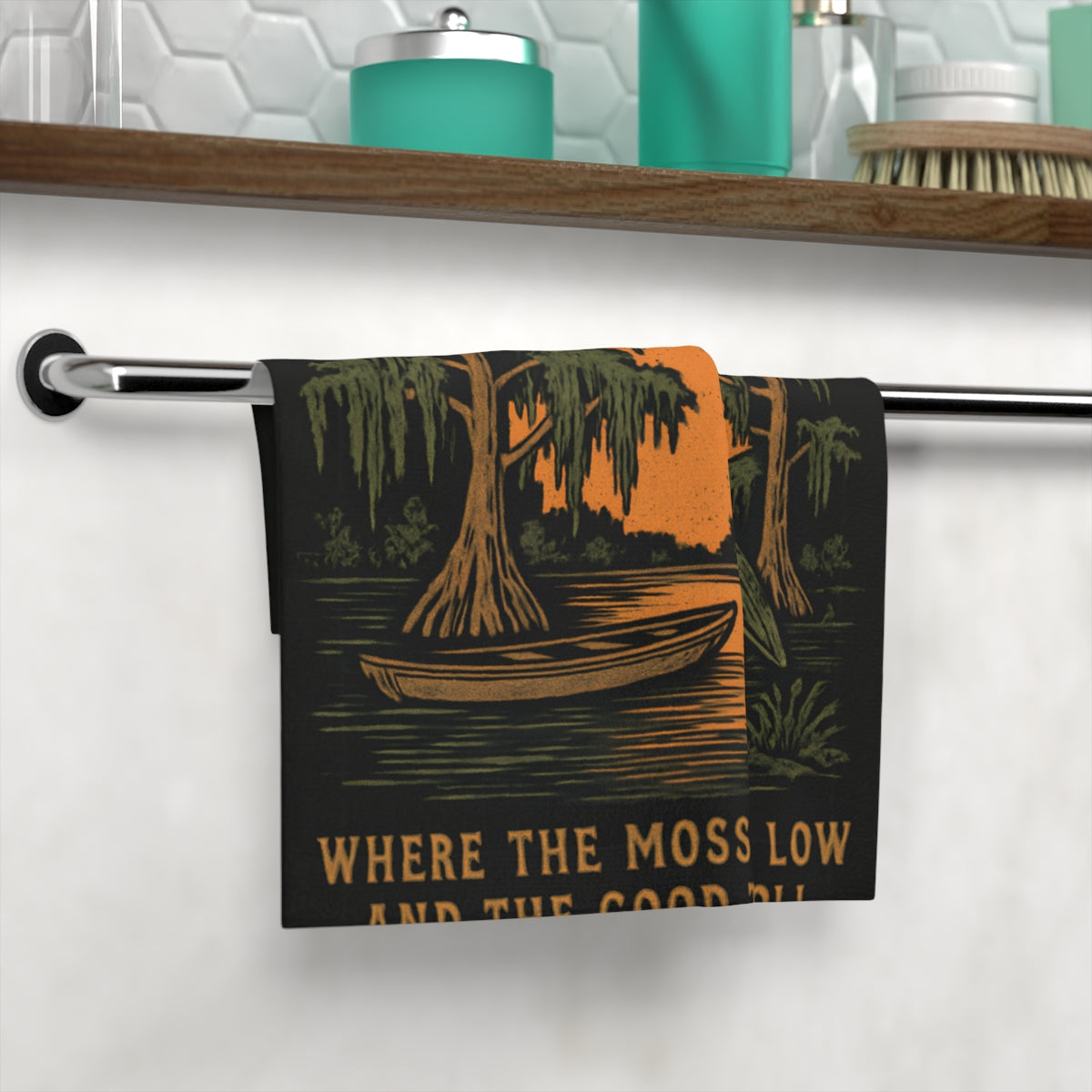 Where The Moss Low And The Good Black Towel product