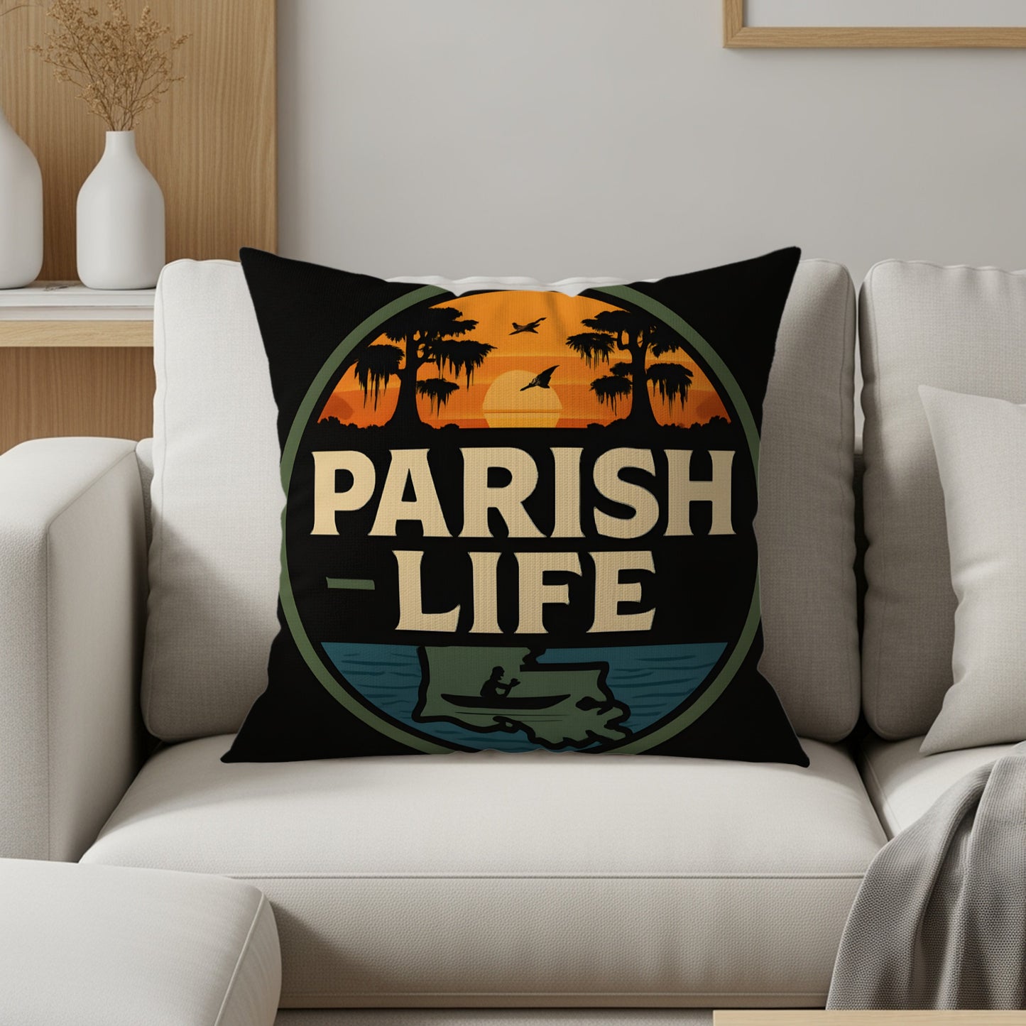 Parish Life Design Decorative Pillow product