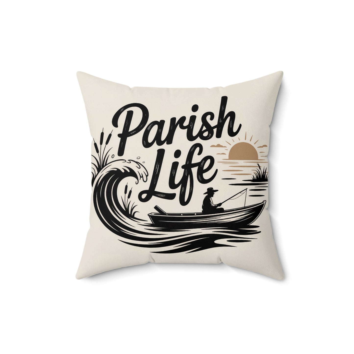 Parish Life Waves and Sunshine Design Pillow product
