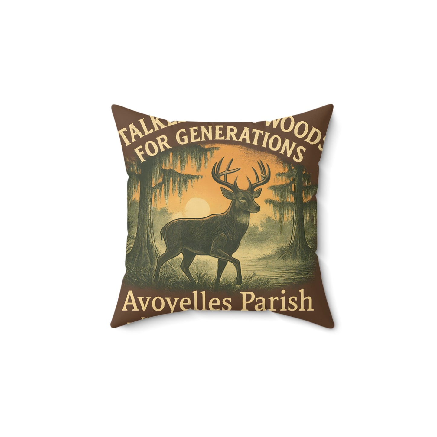 Avoyelles Parish Deer Scenic Cushion Cover product type
