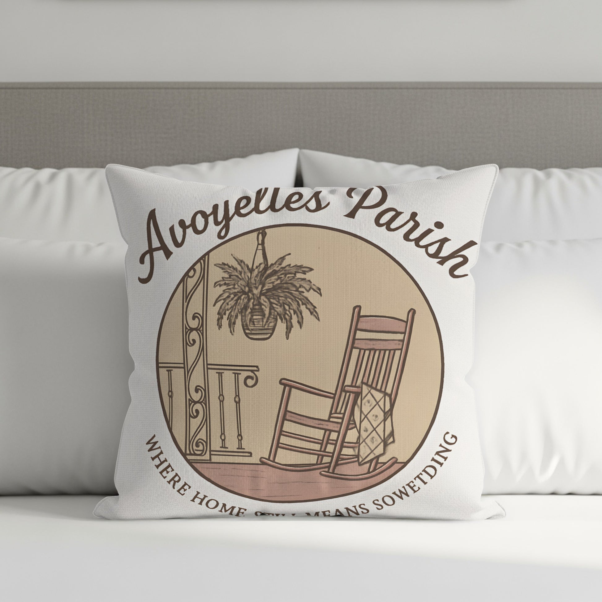Avoyelles Parish Where Home Still Means Something pillow product