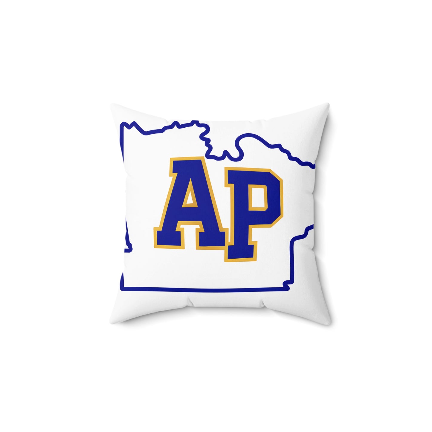 AP State Map Design Throw Pillow product