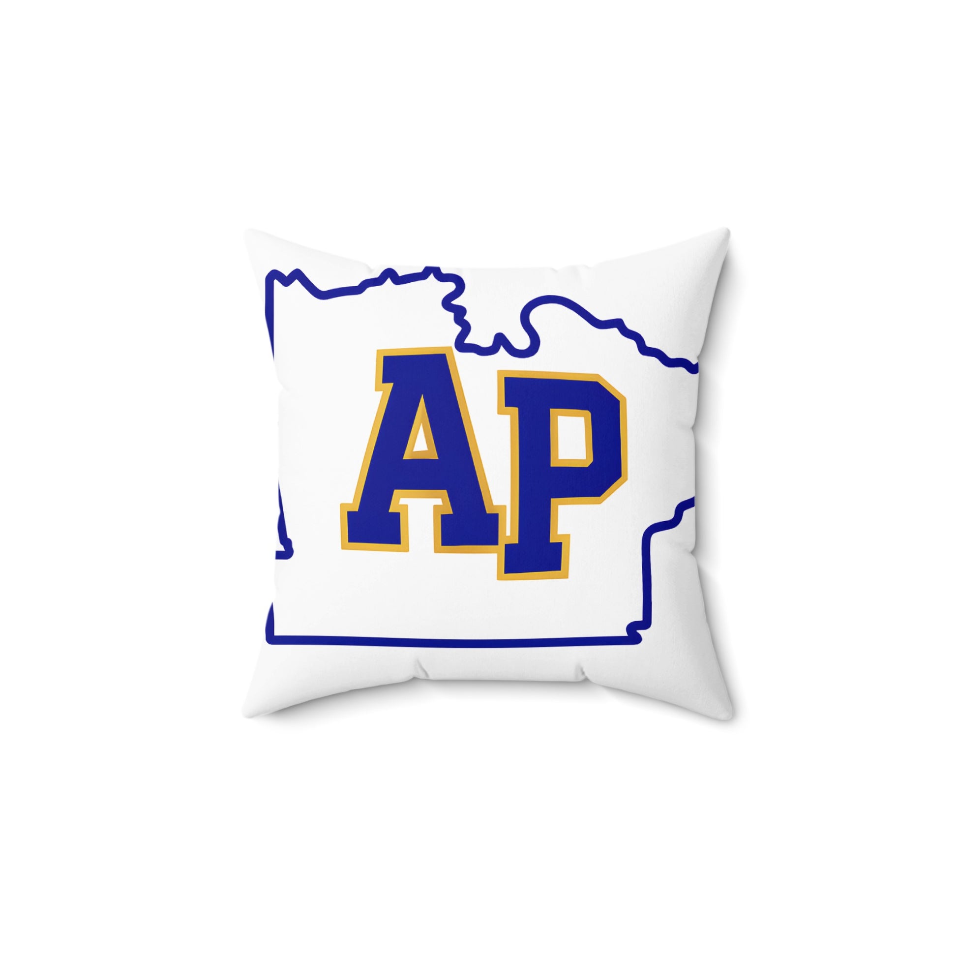 AP State Map Design Throw Pillow product