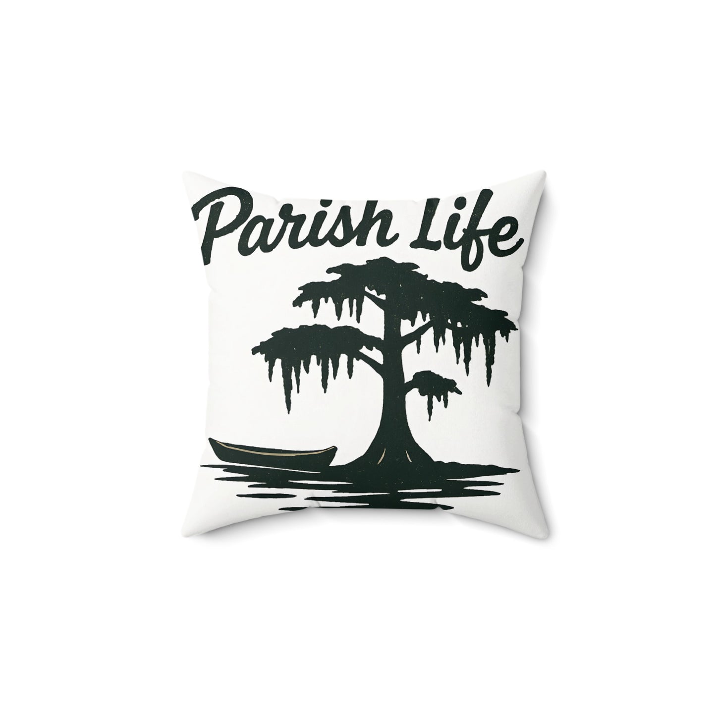 Parish Life Tree Boat Artistic Design Pillow product