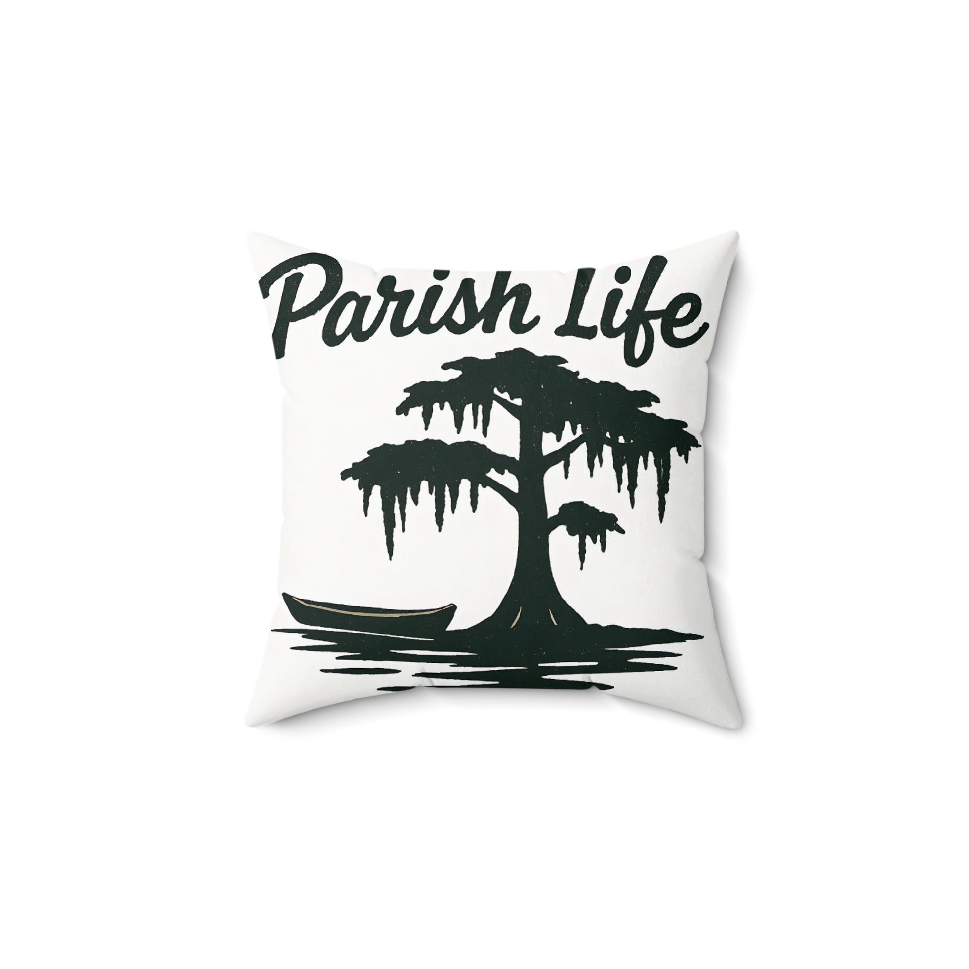 Parish Life Tree Boat Artistic Design Pillow product