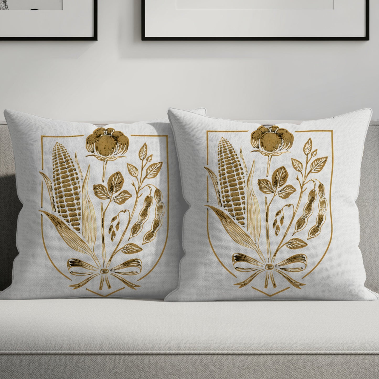 Elegant Botanical Design Throw Pillow product