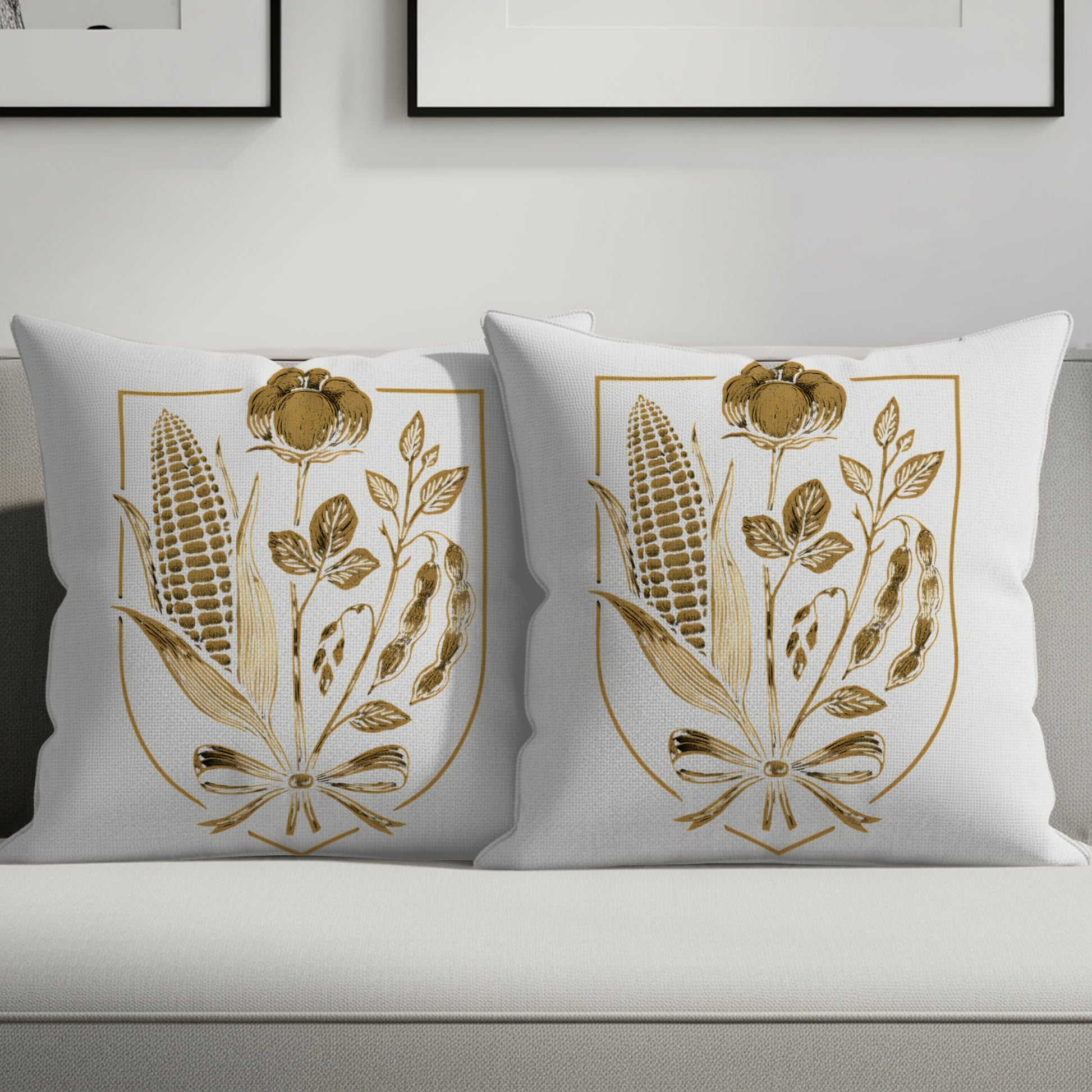 Elegant Botanical Design Throw Pillow product