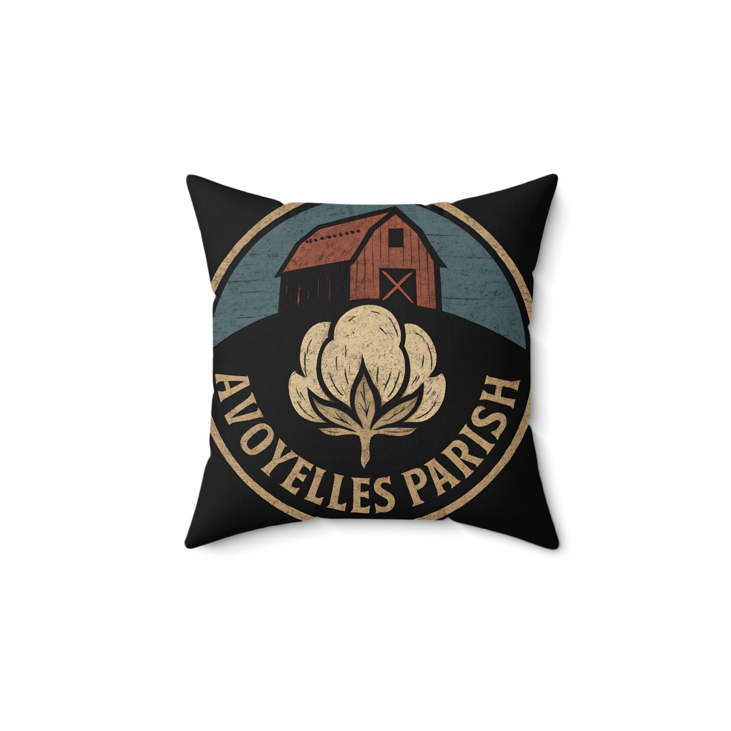 Rustic Avoyelles Parish Barn Decor Throw Pillow product