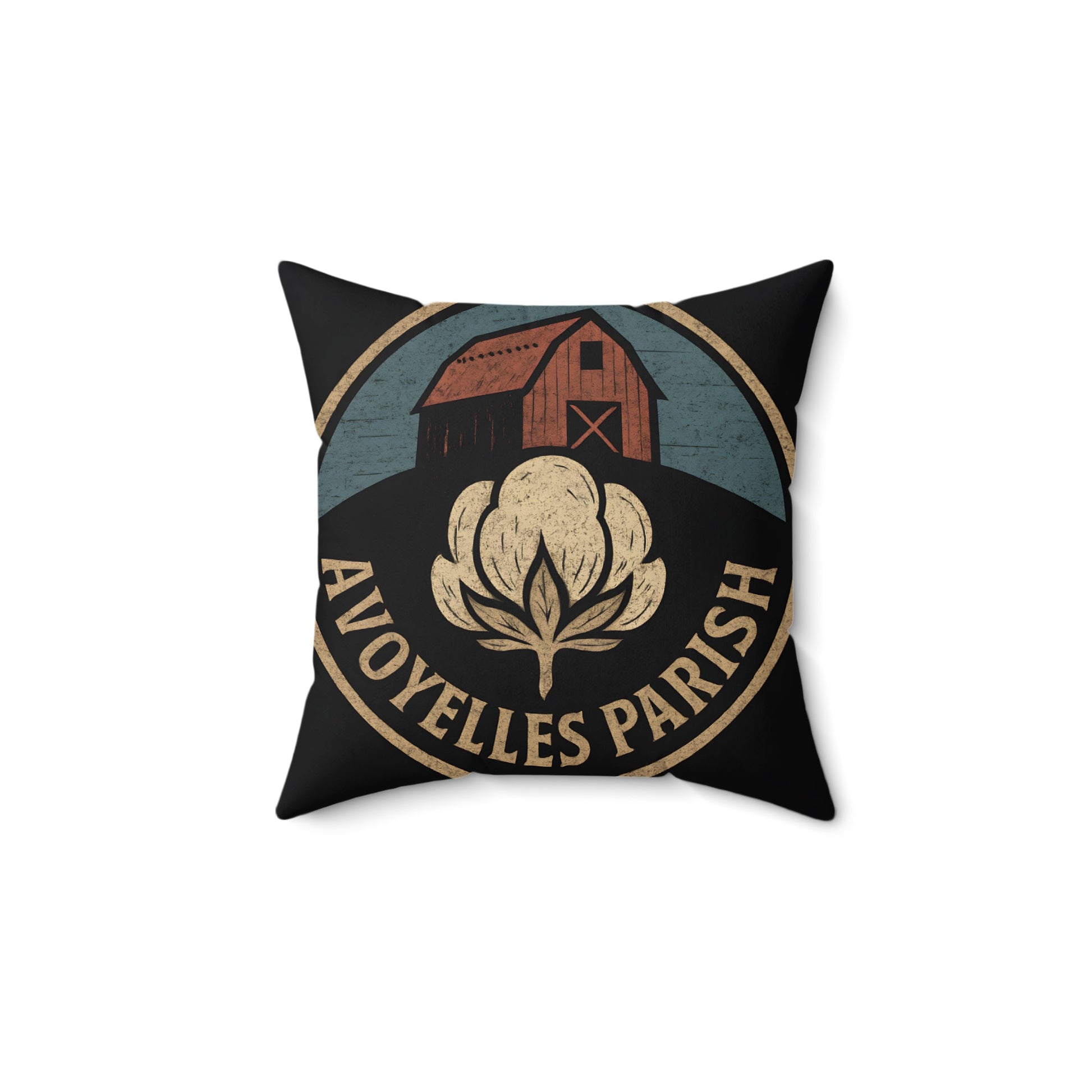 Rustic Avoyelles Parish Barn Decor Throw Pillow product
