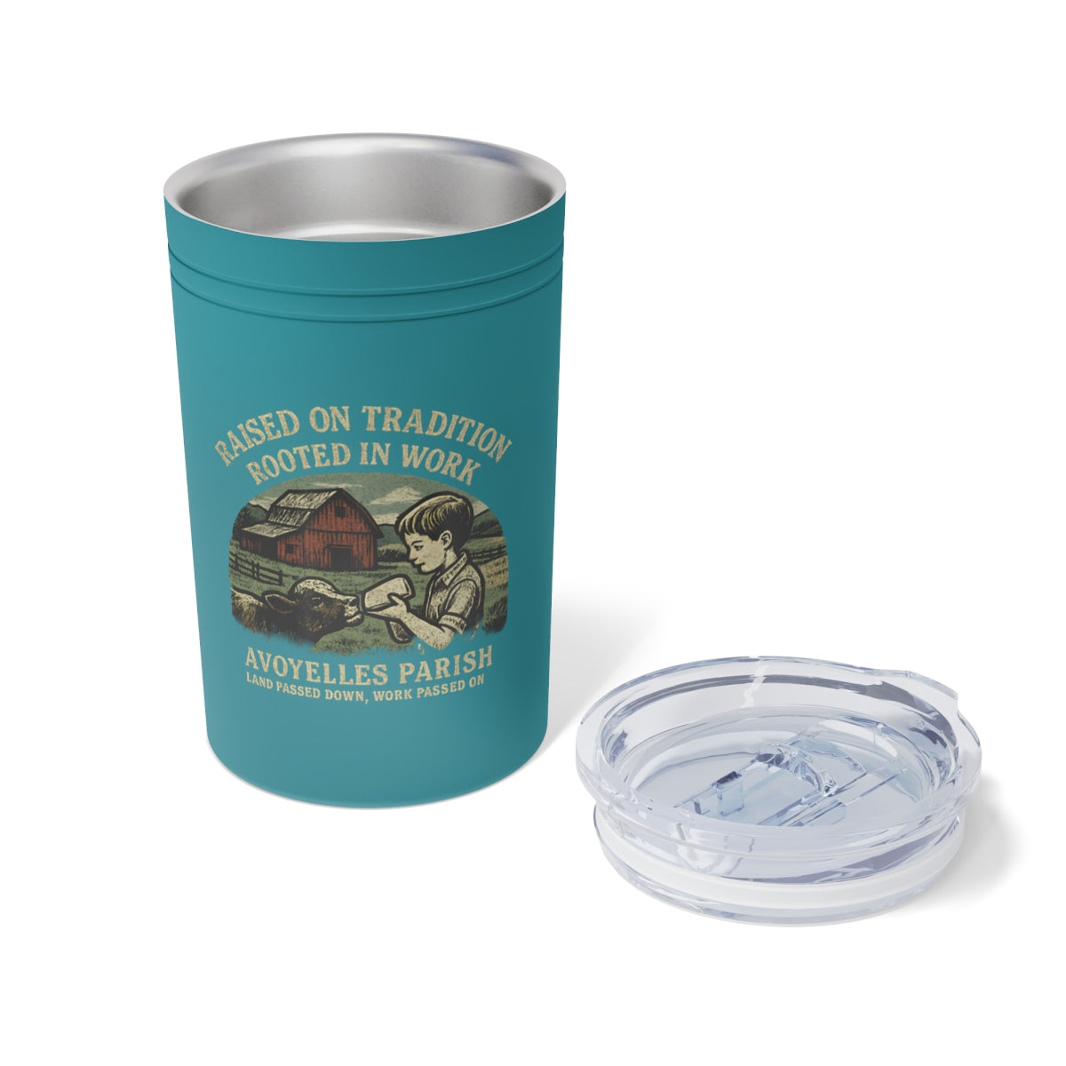 Raised On Tradition Rooted In Work Tumbler Product