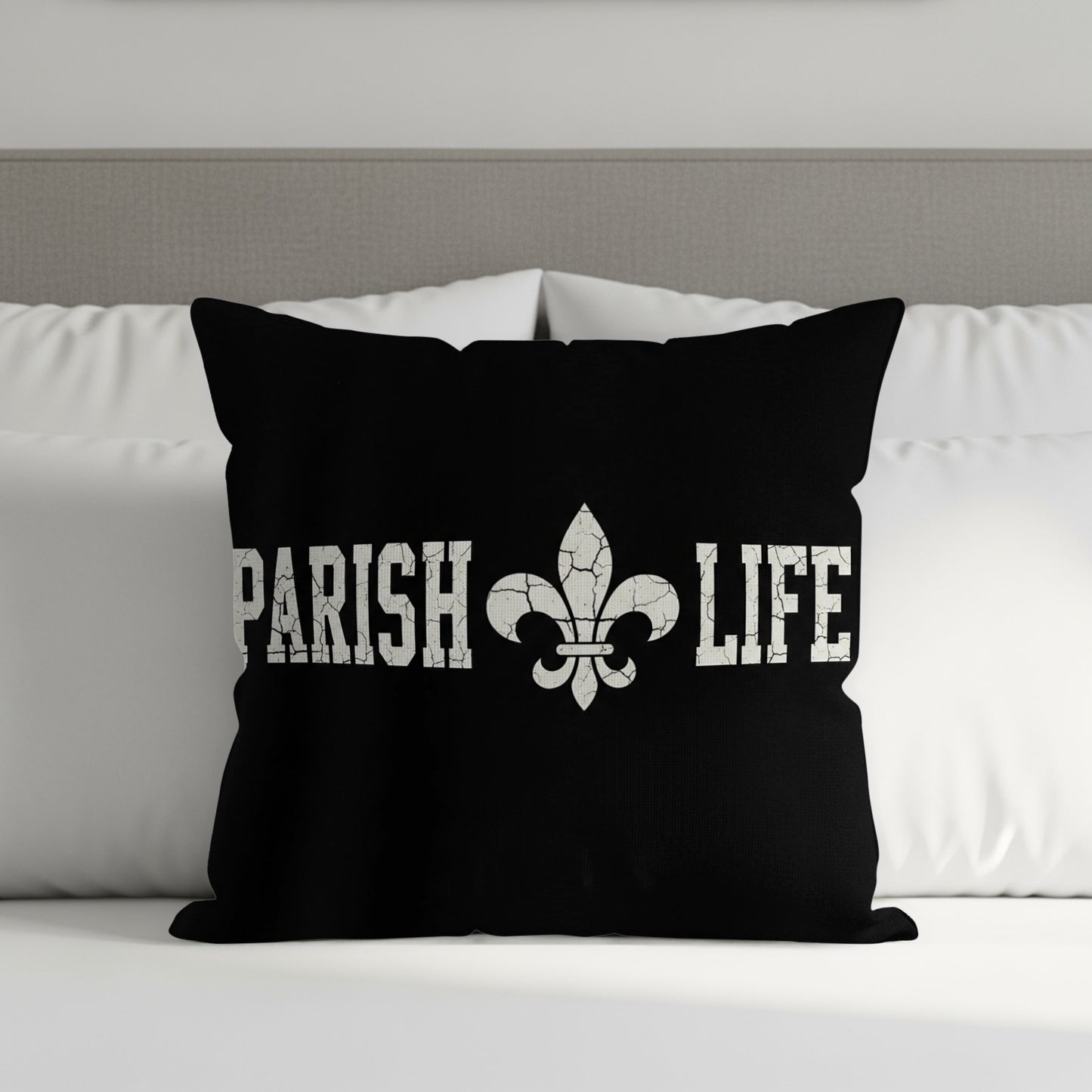 Parish Life Fleur-de-Lis Design Throw Pillow product