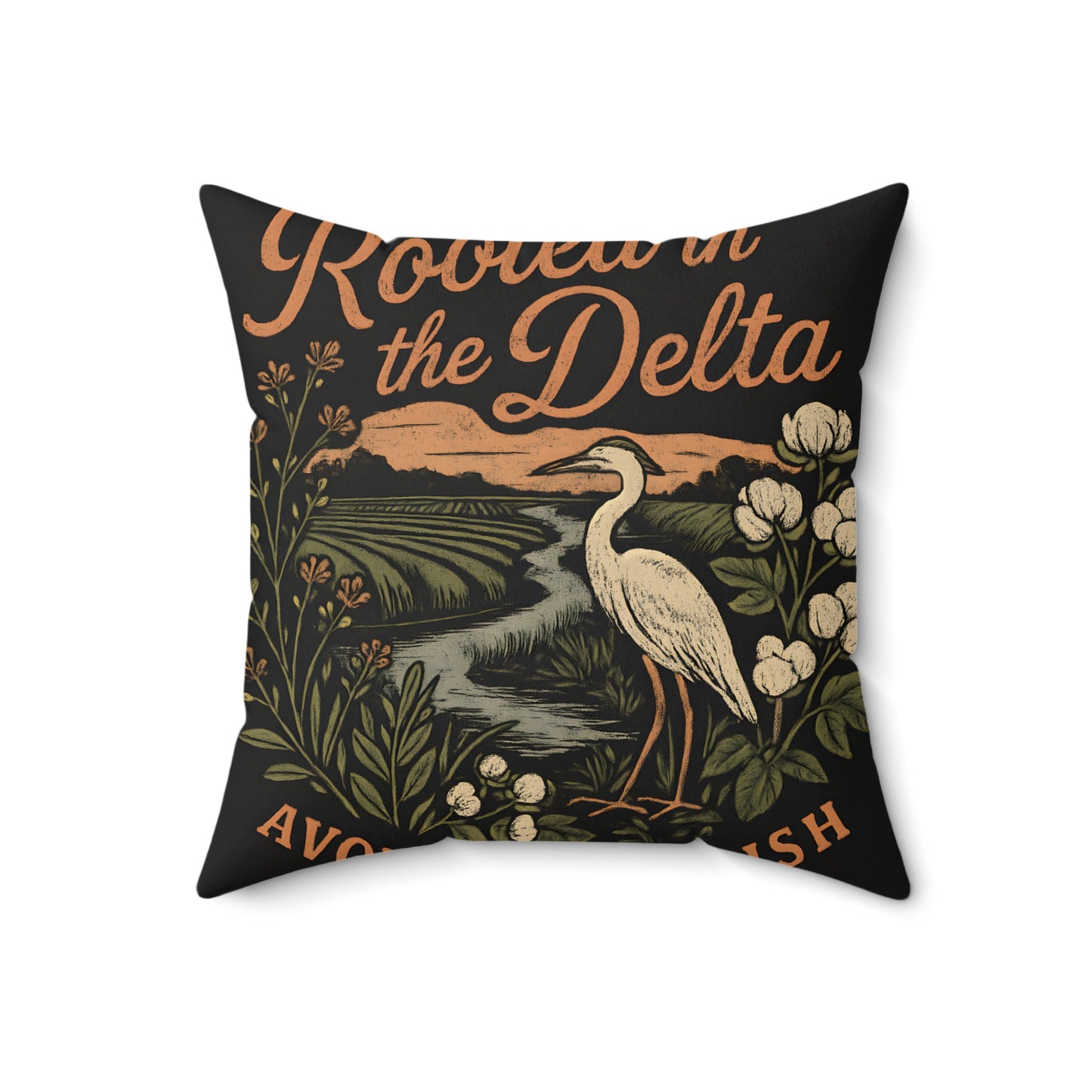 Rooted in The Delta Avoyelles Parish Pillow product