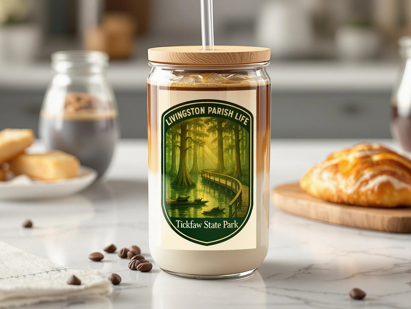 Livingston Parish Life Tickfaw State Park Inspired Candle, Aromatic Jar Candle, Home Decor, Gift Idea