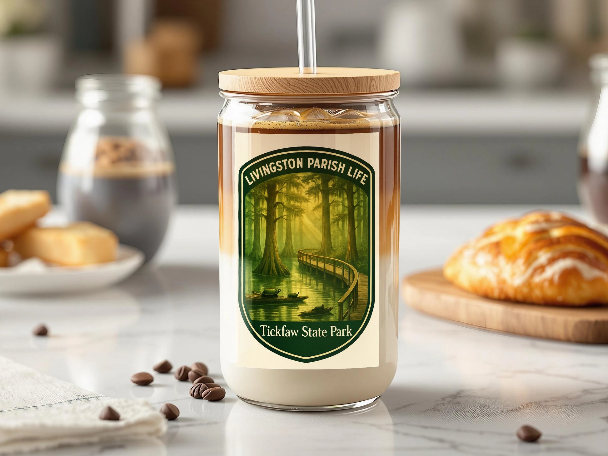 Livingston Parish Life Tickfaw State Park Inspired Candle, Aromatic Jar Candle, Home Decor, Gift Idea