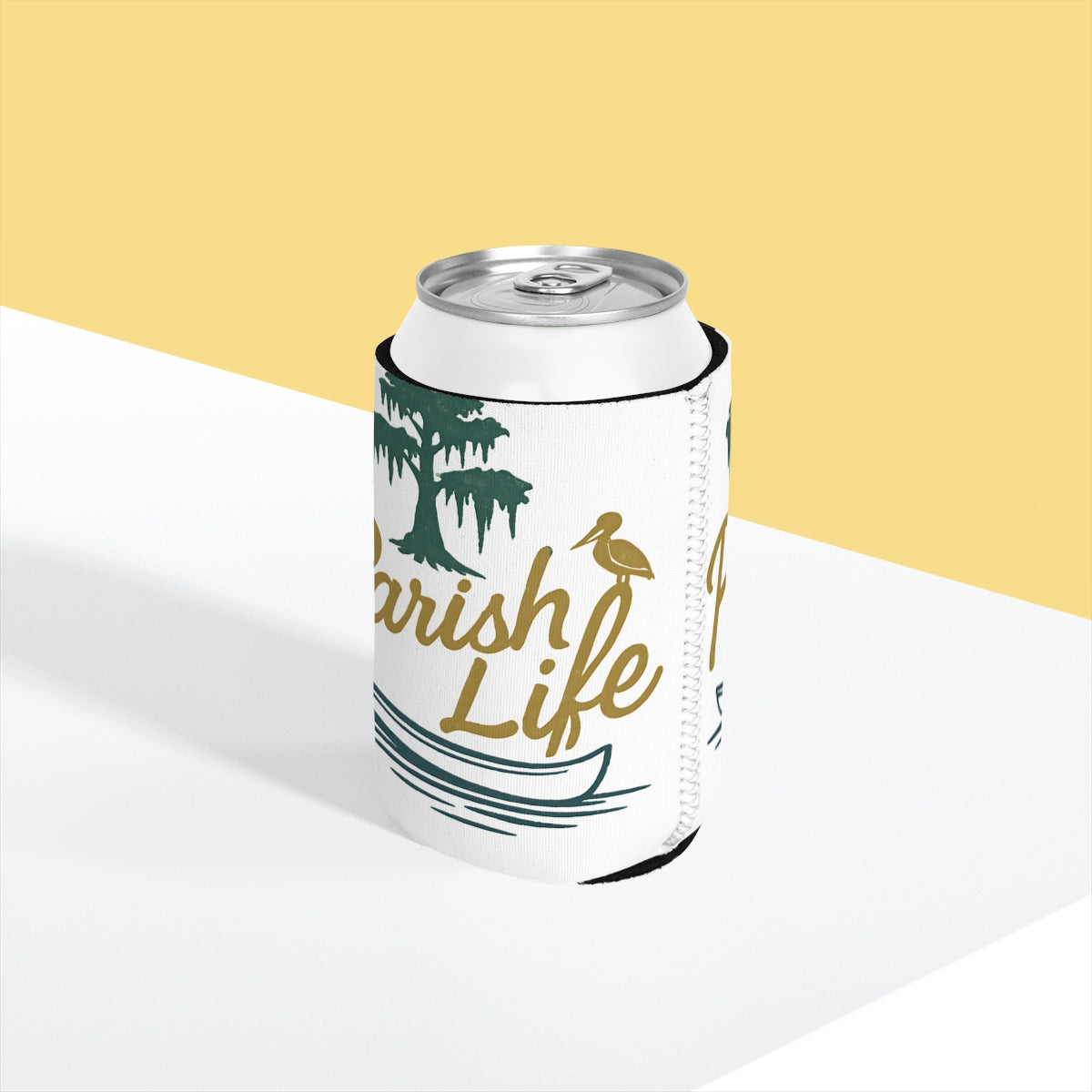 Parish Life Graphic Design Can Cooler Product