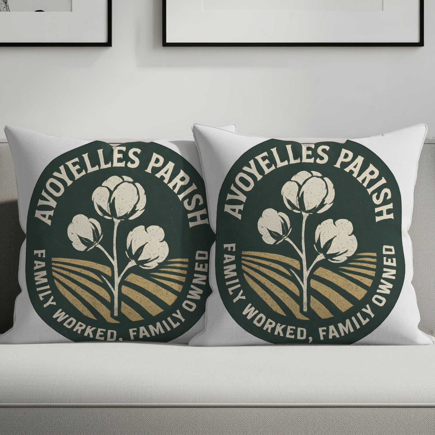 Avoyelles Parish Family Worked Family Owned pillow product